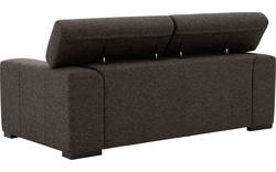 Goossens zitbank nora bruin stof - 8190154-213-01