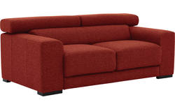 Goossens zitbank nora rood stof - 8190154-216-01