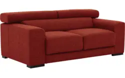 Goossens zitbank nora rood stof - 8190154-216-01