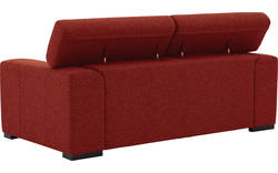 Goossens zitbank nora rood stof - 8190154-216-01