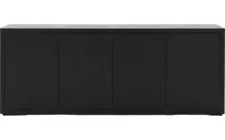 Goossens dressoir barcelona zwart eiken - 8190158-02