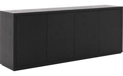 Goossens dressoir barcelona zwart eiken - 8190158-02