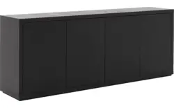 Goossens dressoir barcelona zwart eiken - 8190158-02