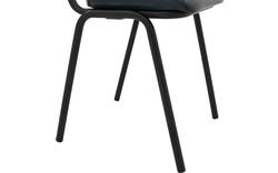 Goossens eetkamerstoel chaplin blauw leer - 8190169-02