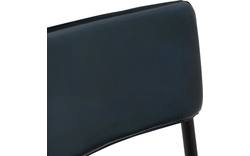 Goossens eetkamerstoel chaplin blauw leer - 8190169-02