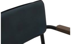 Goossens eetkamerstoel chaplin blauw leer - 8190170-02