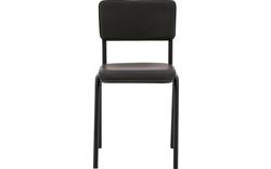 Goossens eetkamerstoel chaplin groen leer - 8190172-02