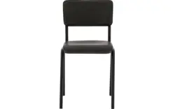 Goossens eetkamerstoel chaplin groen leer - 8190172-02