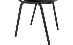 Goossens eetkamerstoel chaplin groen leer - 8190172-02