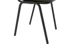 Goossens eetkamerstoel chaplin groen leer - 8190172-02