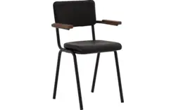 Leder outdoor zwart mat
