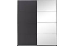 Goossens basic kledingkast miami grijs hoogwaardig meubelplaat - 8190255-01-2