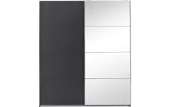 Goossens basic kledingkast miami grijs hoogwaardig meubelplaat - 8190255-02-2