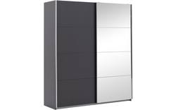 Goossens basic kledingkast miami grijs hoogwaardig meubelplaat - 8190255-02-2