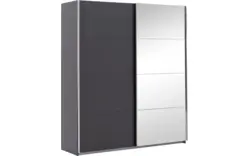 Goossens basic kledingkast miami grijs hoogwaardig meubelplaat - 8190255-02-2