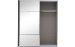 Goossens basic kledingkast miami grijs hoogwaardig meubelplaat - 8190255-02-2