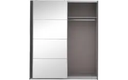 Goossens basic kledingkast miami grijs hoogwaardig meubelplaat - 8190255-02-2