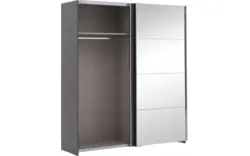 Goossens basic kledingkast miami grijs hoogwaardig meubelplaat - 8190255-02-2
