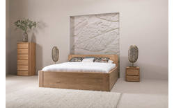 Goossens bedframe bibi onbewerkt eiken - 8201293-01
