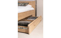 Goossens bedframe bibi onbewerkt eiken - 8201295-01