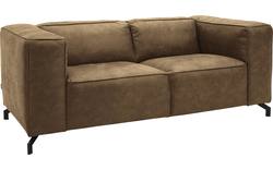 Goossens zitbank calvin groen micro leer - 8190314-626-01