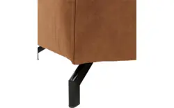 Goossens zitbank calvin bruin micro leer - 8190314-633-01