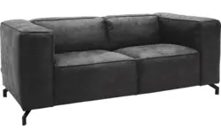 Goossens zitbank calvin grijs micro leer - 8190314-634-01