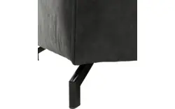 Goossens zitbank calvin grijs micro leer - 8190314-635-01
