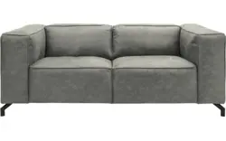Goossens zitbank calvin grijs micro leer - 8190314-636-01