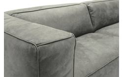 Goossens zitbank calvin grijs micro leer - 8190314-636-01