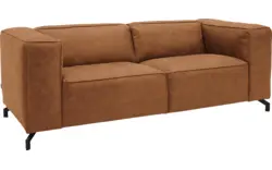 Goossens zitbank calvin bruin micro leer - 8190315-633-01