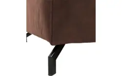 Goossens zitbank calvin bruin micro leer - 8190316-631-01