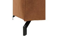 Goossens zitbank calvin bruin micro leer - 8190316-633-01