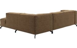 Goossens hoekbank calvin groen micro leer - 8190317-626-01-gespiegeld