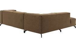 Goossens hoekbank calvin groen micro leer - 8190317-626-01