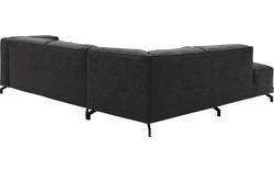 Goossens hoekbank calvin grijs micro leer - 8190317-634-01