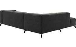 Goossens hoekbank calvin grijs micro leer - 8190317-635-01