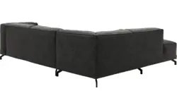 Goossens hoekbank calvin grijs micro leer - 8190317-635-01