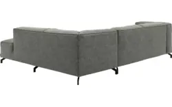 Goossens hoekbank calvin grijs micro leer - 8190317-636-01-gespiegeld