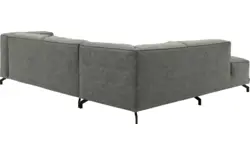 Goossens hoekbank calvin grijs micro leer - 8190317-636-01