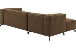 Goossens loungebank calvin groen micro leer - 8190318-626-01-gespiegeld