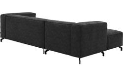Goossens loungebank calvin grijs micro leer - 8190318-634-01-gespiegeld