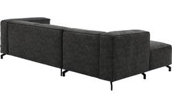 Goossens loungebank calvin grijs micro leer - 8190318-635-01-gespiegeld