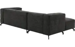 Goossens loungebank calvin grijs micro leer - 8190318-635-01-gespiegeld