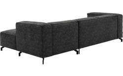 Goossens loungebank calvin grijs micro leer - 8190318-635-01