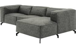 Goossens loungebank calvin grijs micro leer - 8190318-636-01