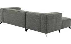 Goossens loungebank calvin grijs micro leer - 8190318-636-01-gespiegeld