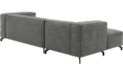 Goossens loungebank calvin grijs micro leer - 8190318-636-01-gespiegeld