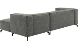 Goossens loungebank calvin grijs micro leer - 8190318-636-01