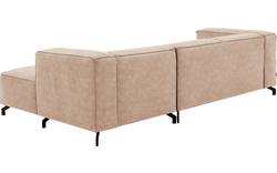 Goossens loungebank calvin beige micro leer - 8190318-637-01